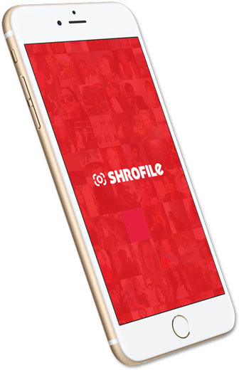 Shrofile-app-screen