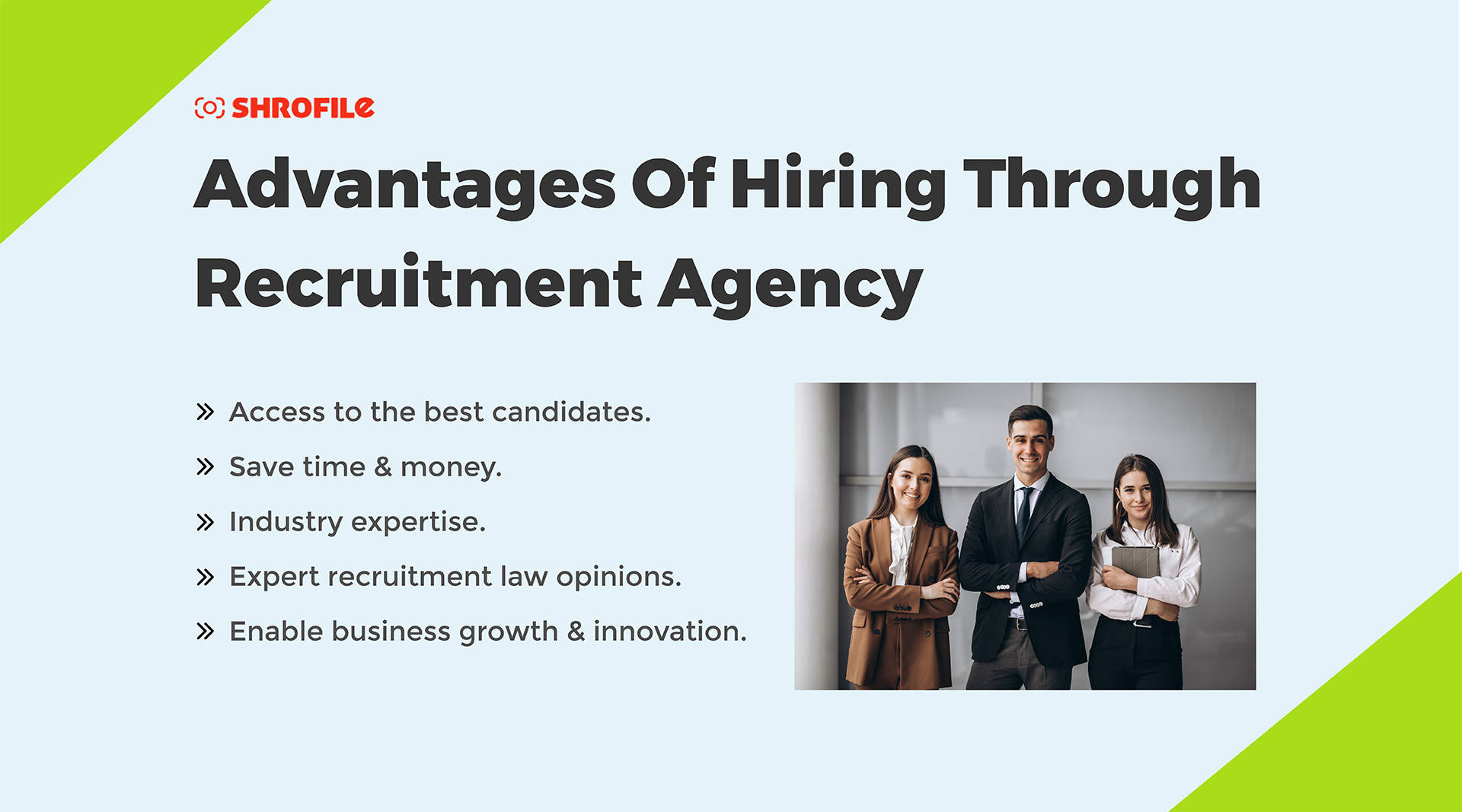 The Benefits of Using a Recruitment Agency