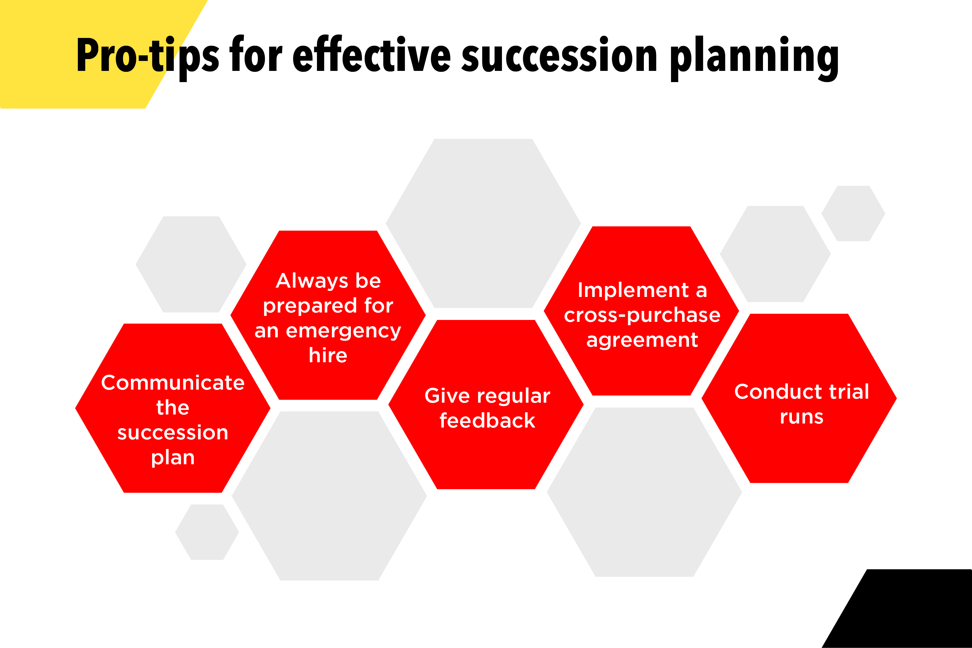Pro-tips for effective succession planning